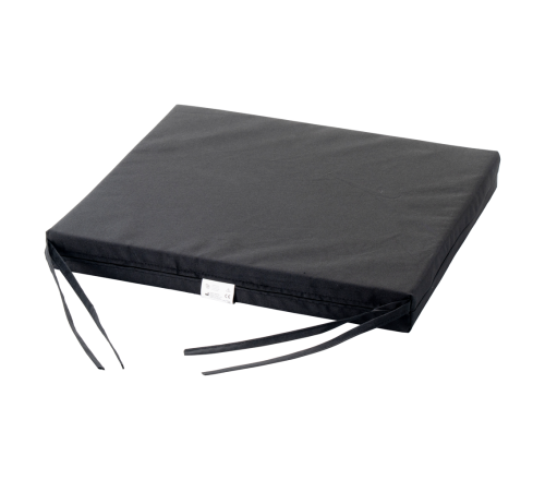 MultiMotion rolstoel zitkussen basic - 40 cm breed (achterzijde met zicht op de lusjes)