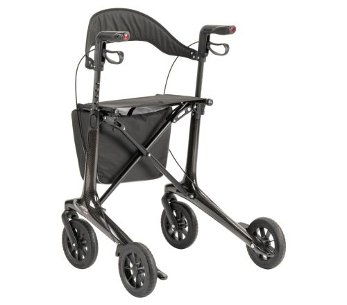 MultiMotion Carbon rollator carbon - achterzijde
