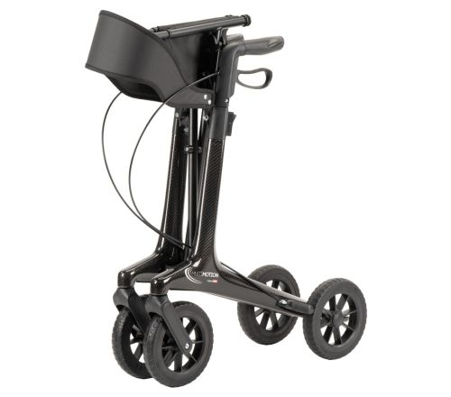 MultiMotion Carbon rollator carbon - ingeklapt