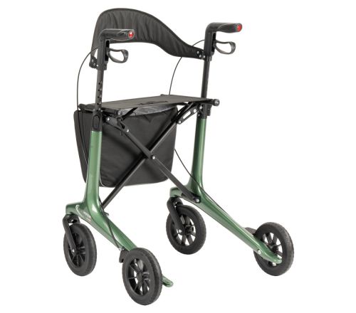 MultiMotion Carbon rollator groen - achterzijde