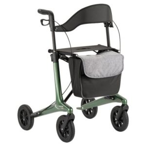 MultiMotion Carbon rollator groen - voorzijde