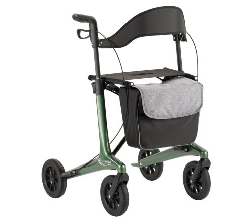 MultiMotion Carbon rollator groen - voorzijde