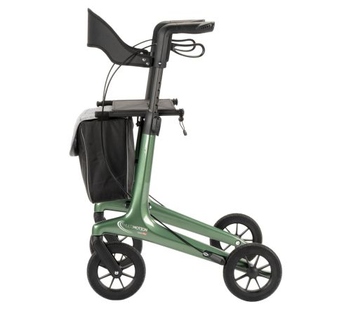 MultiMotion Carbon rollator groen - zijkant