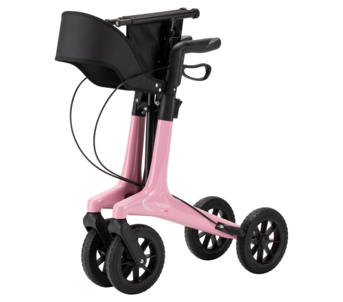 MultiMotion Carbon rollator - Roze - M (ingeklapt)