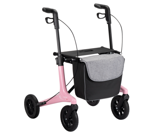 MultiMotion Carbon rollator - Roze - M (zonder rugband)