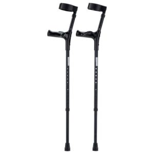 MultiMotion anatomische elleboogkrukken - Zwart