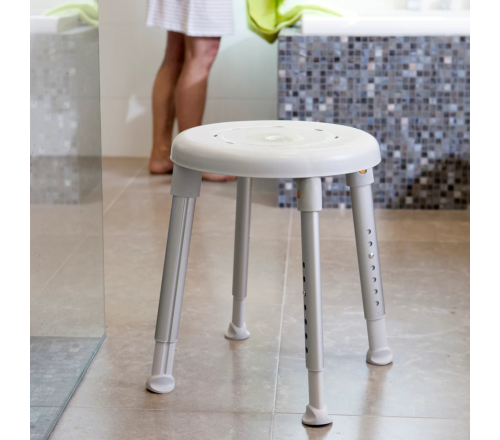 Etac Easy douchekruk op tegelvloer