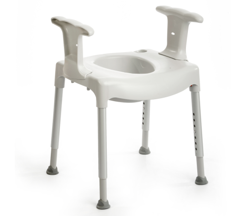 Etac Swift vrijstaande toiletverhoger (voorzijde)