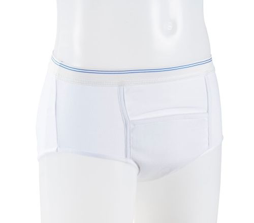 MultiMotion Heren incontinentie ondergoed - Wit (voorzijde)