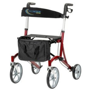 Multimotion Cruiser rollator rood voorzijde