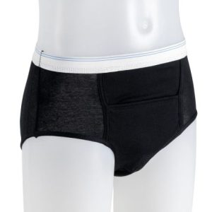 MultiMotion Heren incontinentie ondergoed - Zwart (voorzijde)