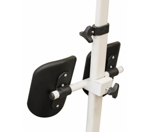 Herdegen Turnax transfer hulp (ingezoomd op de verstelknoppen en kniesteunen)