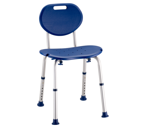 MultiMotion douchestoel ovaal - Blauw