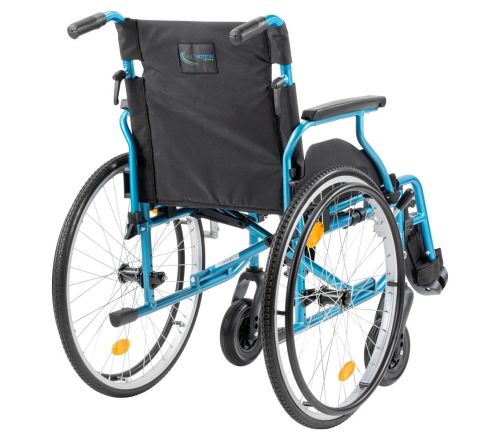 MultiMotion M7 lichtgewicht aluminium rolstoel 45 cm zitbreedte - achterzijde