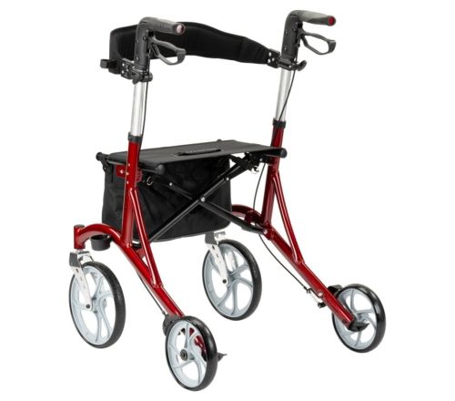 Multimotion Cruiser rollator rood achterzijde