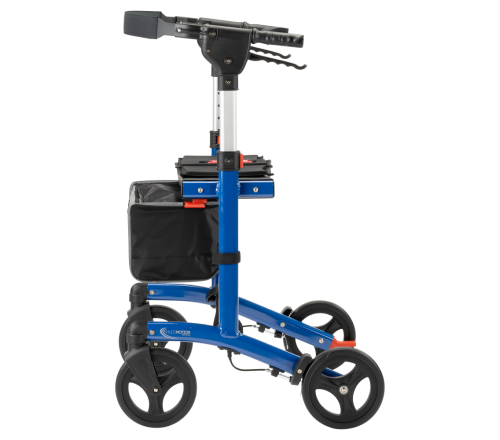 MultiMotion Trollimaster RA60 Rollator STANDARD blauw - zijkant