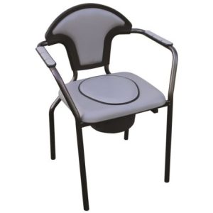 Herdegen toiletstoel grijs - voorzijde