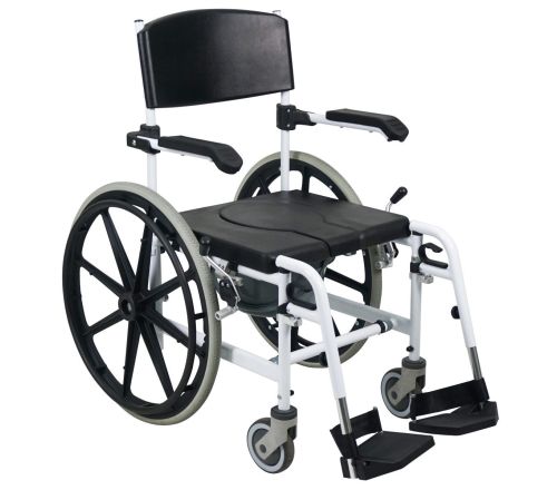 MultiMotion Douche-/toiletstoel met 24" wielen
