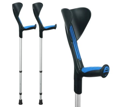 Herdegen elleboogkrukken Advance - Blauw