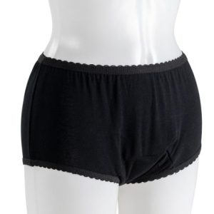 MultiMotion Dames incontinentie ondergoed - Zwart (voorzijde)