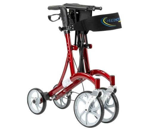 Multimotion Cruiser rollator rood ingeklapt