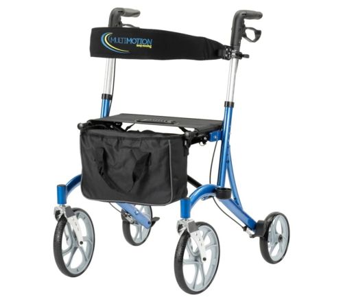 Multimotion Cruiser rollator blauw voorzijde
