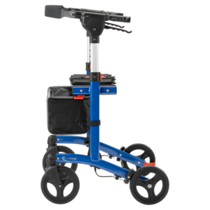 MultiMotion Trollimaster RA60 Rollator LOW blauw - zijkant