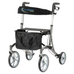 Multimotion Cruiser rollator grijs voorzijde