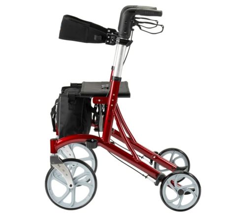 Multimotion Cruiser rollator rood zijkant