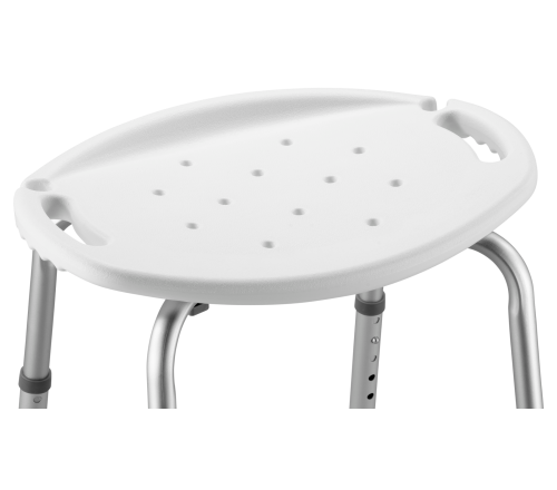 MultiMotion douchekruk ovaal - Wit (zitting)