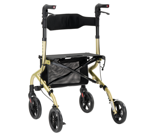 MultiMotion Lumo rollator - Champagne (achterzijde)