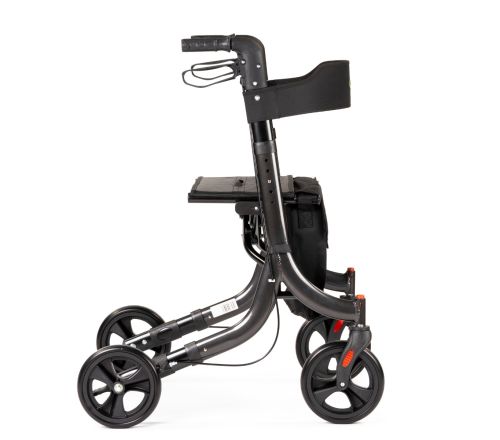 MultiMotion Light rollator Antraciet - zijkant