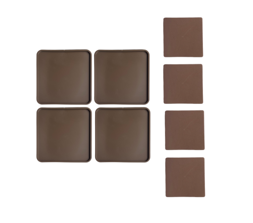 MultiMotion antislip bodems en schuimplaatjes - Bruin