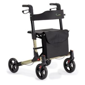 Multimotion Double rollator champagne voorzijde