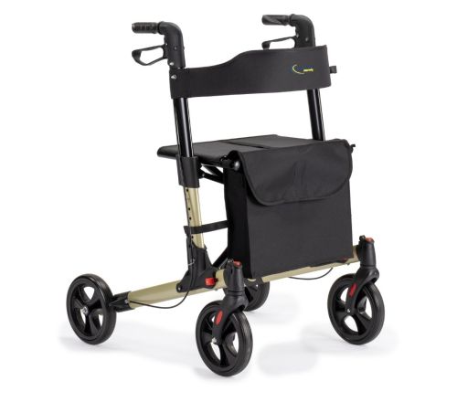 Multimotion Double rollator champagne voorzijde