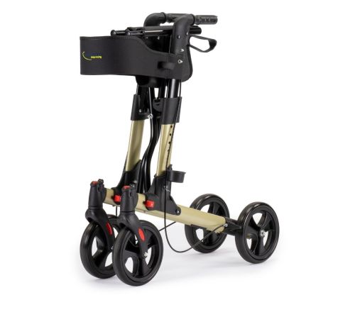 Multimotion Double rollator champagne ingeklapt