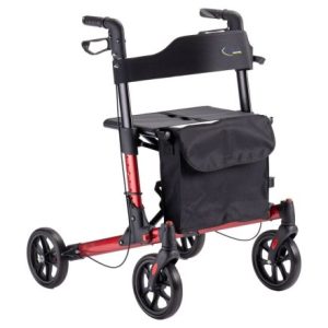 Multimotion Double rollator rood voorzijde