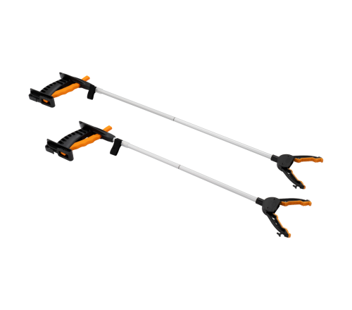 MultiMotion Grijper opvouwbaar - beide maten naast elkaar afgebeeld