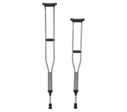 MultiMotion Okselkrukken deluxe - Maat M en Maat L naast elkaar