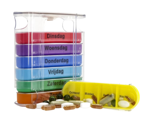 MultiMotion Pillendoosje - Gekleurd