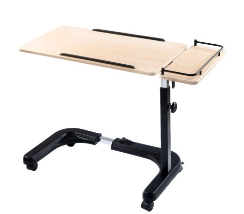 MultiMotion Prestige bedtafel - Hout (de voet iets breder ingesteld)