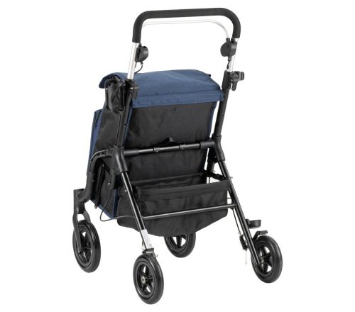MultiMotion Shopper rollator blauw - achterzijde