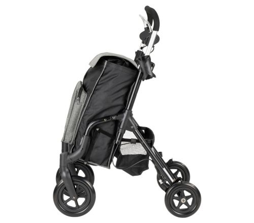 MultiMotion Shopper rollator grijs - zijkant