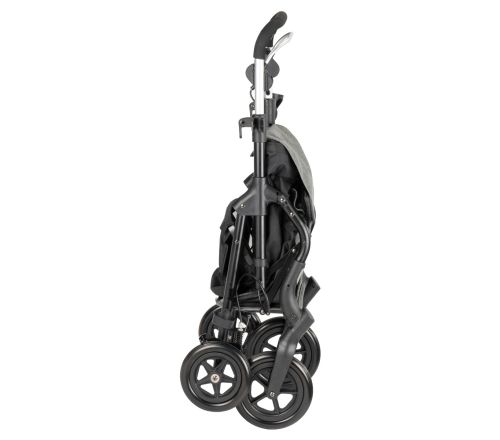 MultiMotion Shopper rollator grijs - ingeklapt