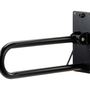 MultiMotion toiletbeugel opklapbaar mat zwart - 56 cm