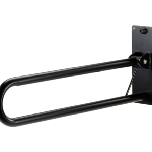 MultiMotion toiletbeugel opklapbaar mat zwart - 76 cm