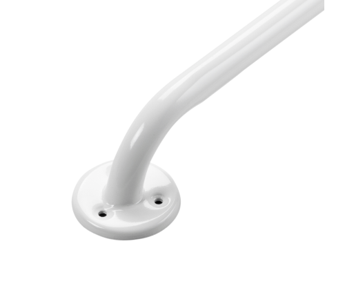 Wandbeugel staal wit - 45 cm (ingezoomd op de bevestigingsplaat)