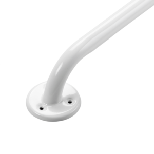 Wandbeugel staal wit - 60 cm (ingezoomd op de bevestigingsplaat)